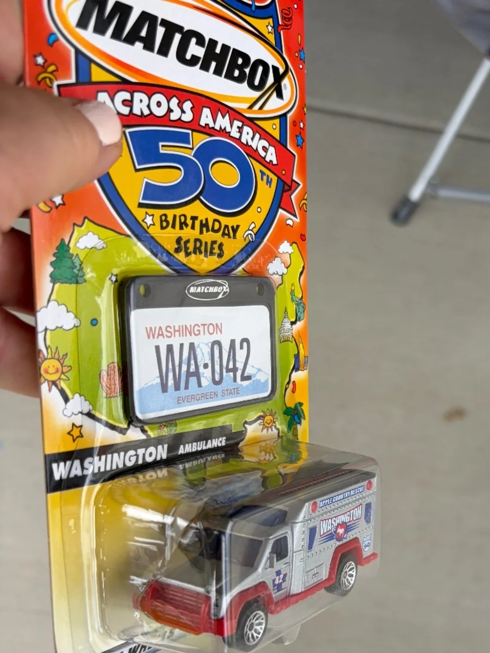 Matchbox Across America 50th Birthday Series – Washington Ambulance 🌲